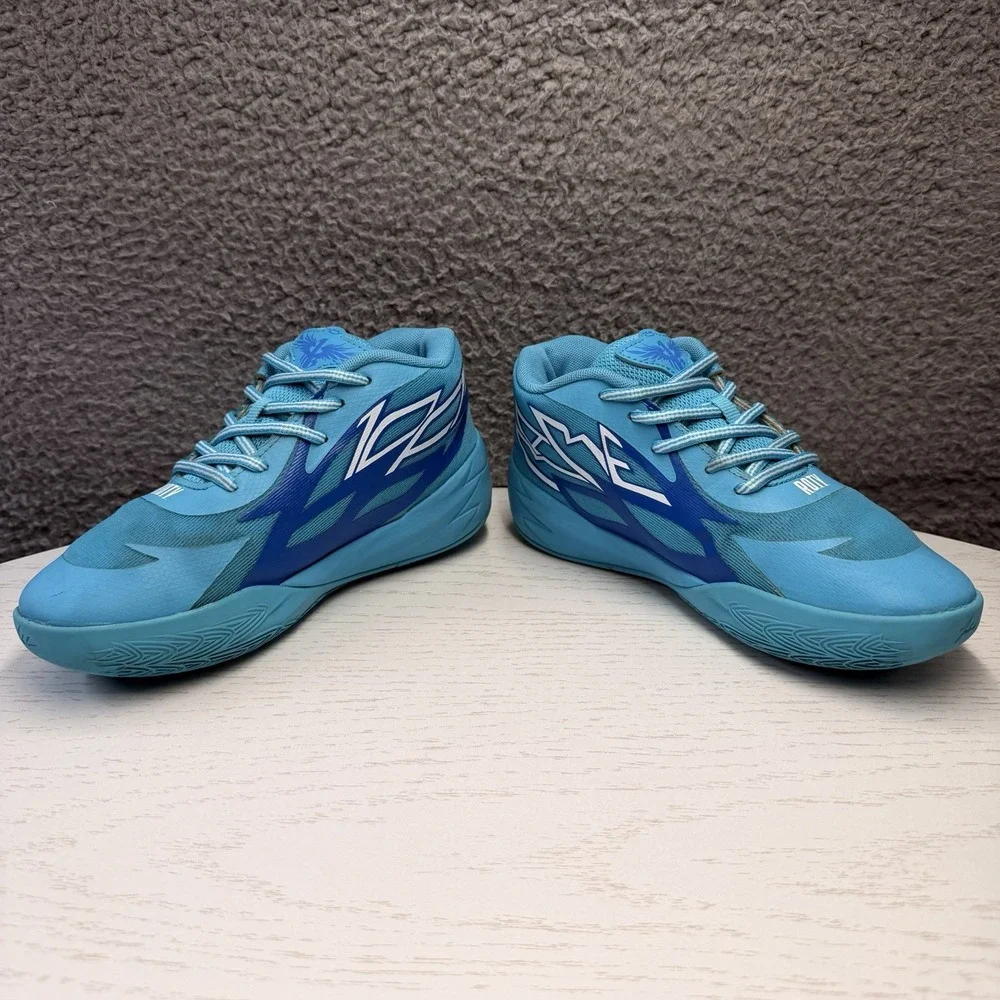 Puma Lamelo Ball ROTY 'Rookie Of The Year' Blue Teal Sneakers Preschool Size 3C
